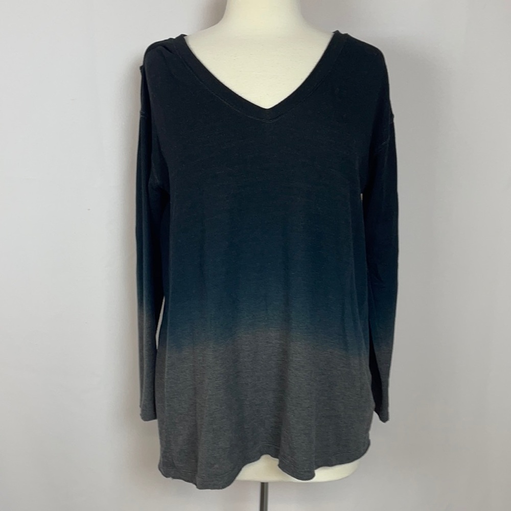 American Eagle Ombré Knit Braided Back Top